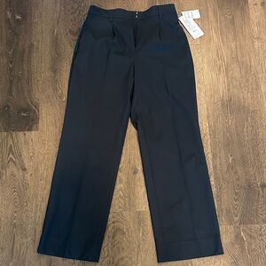 Rhone Black Commuter Pleated Trousers
